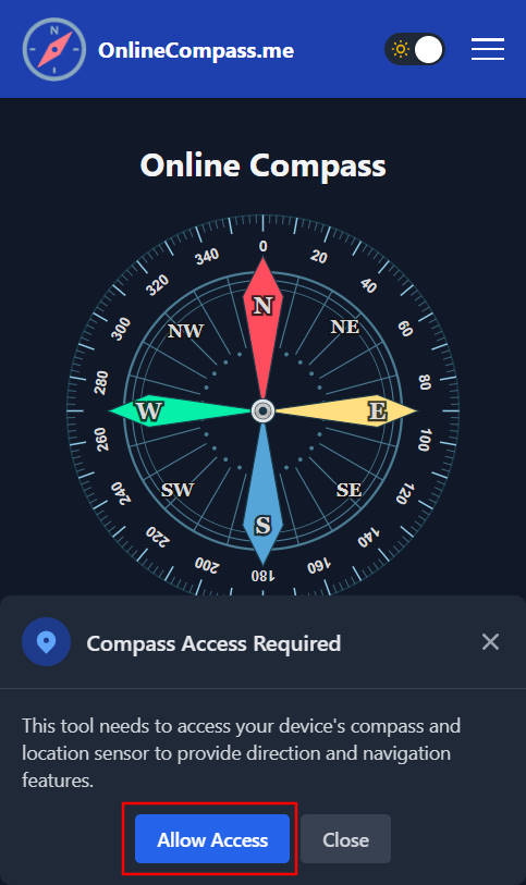 grant access to sensors